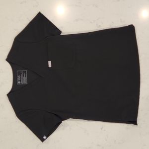 Figs Catarina One Pocket Scrub Tops Technical Collection Black Size: XS